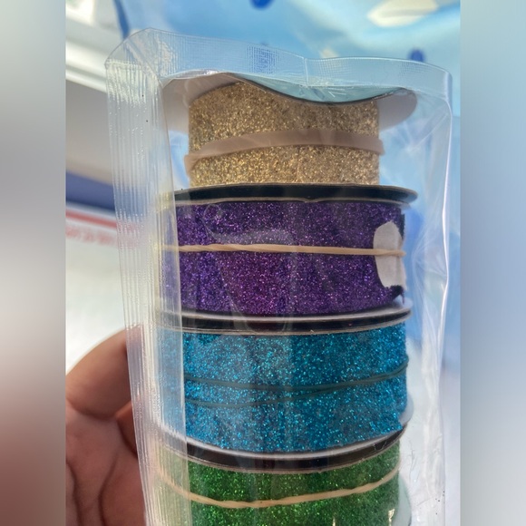 THE RIBBON BOUTIQUE Glitter Couture Ribbons for Hobbies & Craft - Picture 2 of 5